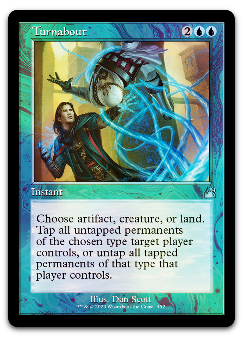 Turnabout (Retro Frame) (Ravnica Remastered)