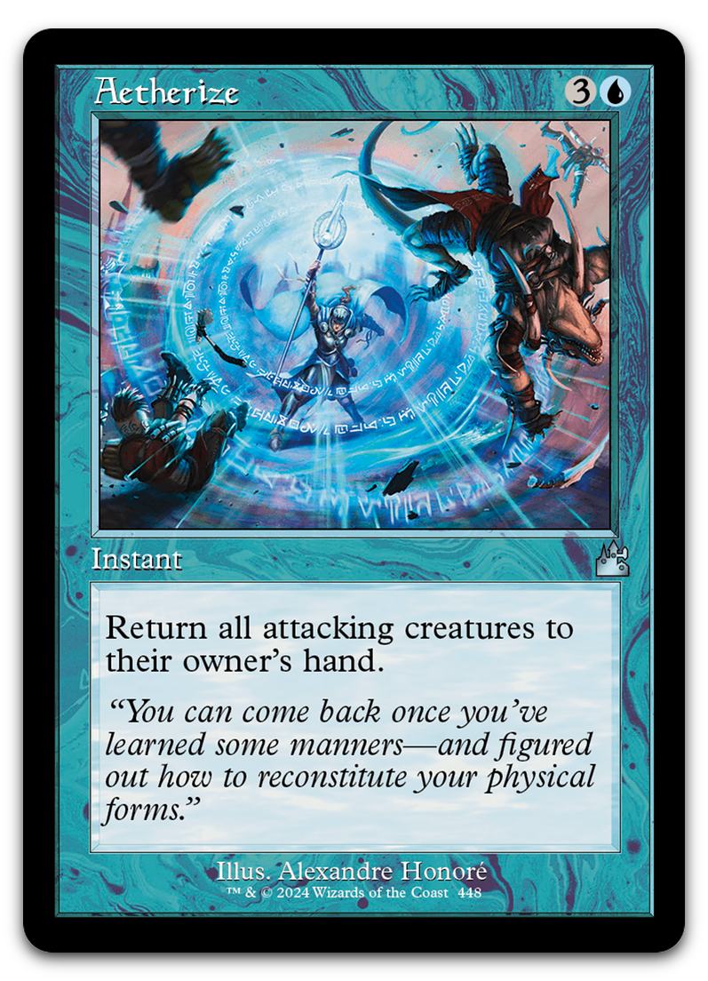 Aetherize (Retro Frame) (Ravnica Remastered)