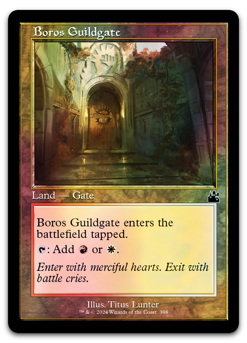 Boros Guildgate (Retro Frame) (Ravnica Remastered)
