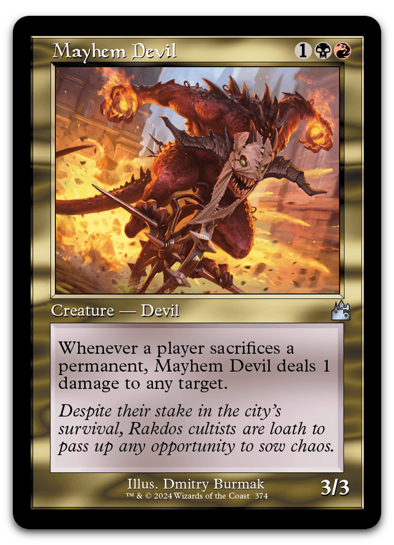 Mayhem Devil (Retro Frame) (Ravnica Remastered)