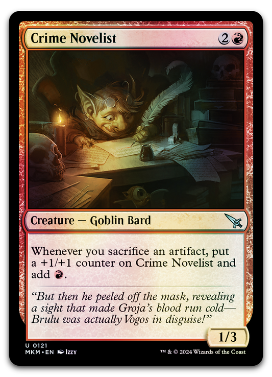 Crime Novelist (Murders at Karlov Manor)