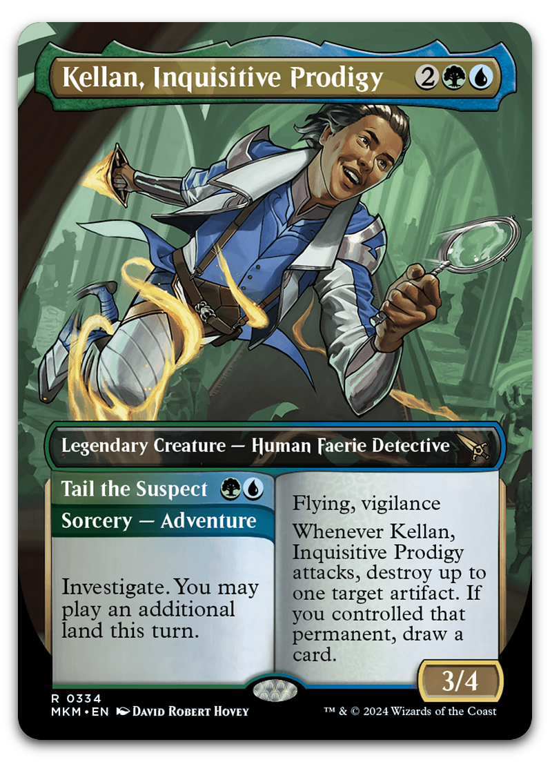 Kellan, Inquisitive Prodigy (Borderless) (Murders at Karlov Manor)