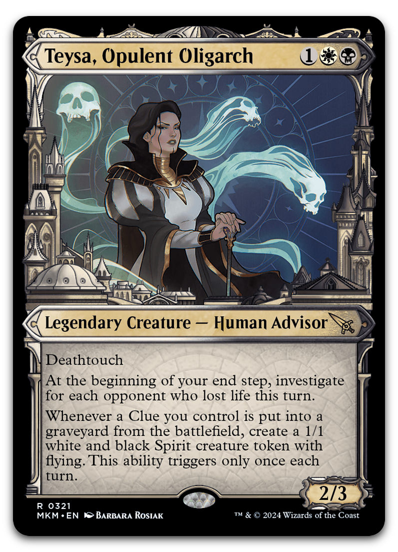 Teysa, Opulent Oligarch (Showcase) (0321) (Murders at Karlov Manor)