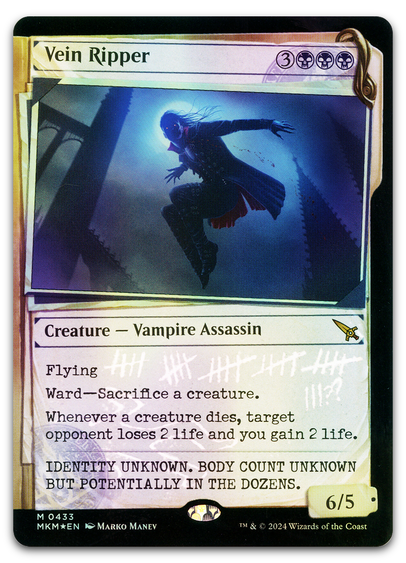 Vein Ripper (Showcase) (Invisible Ink) (Murders at Karlov Manor)