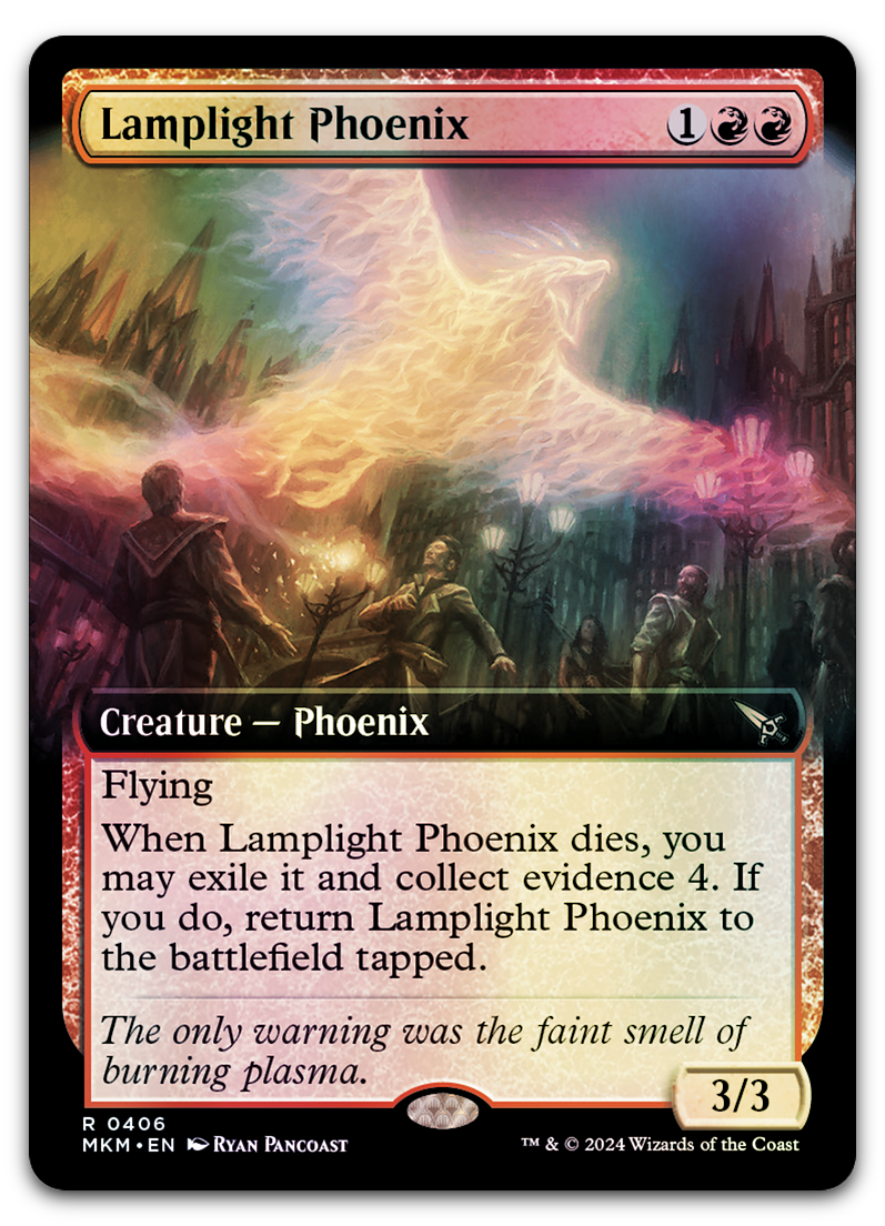 Lamplight Phoenix (Extended Art) (Murders at Karlov Manor)