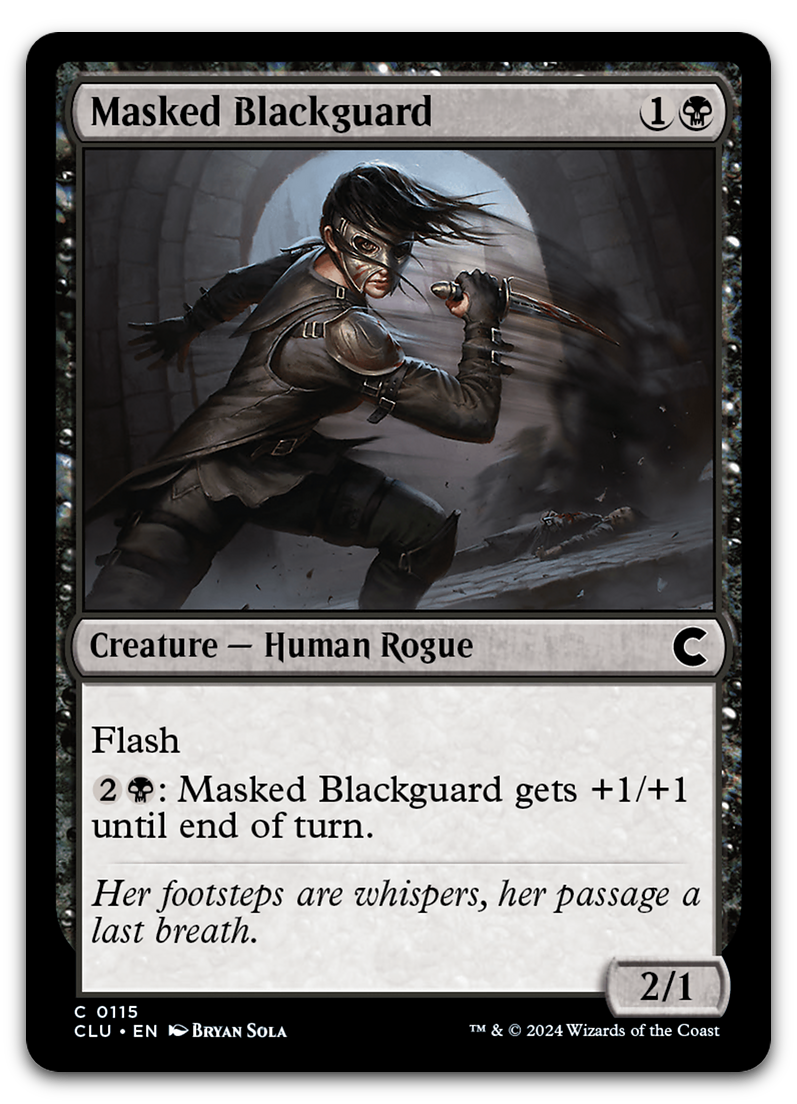 Masked Blackguard (Ravnica: Clue Edition)