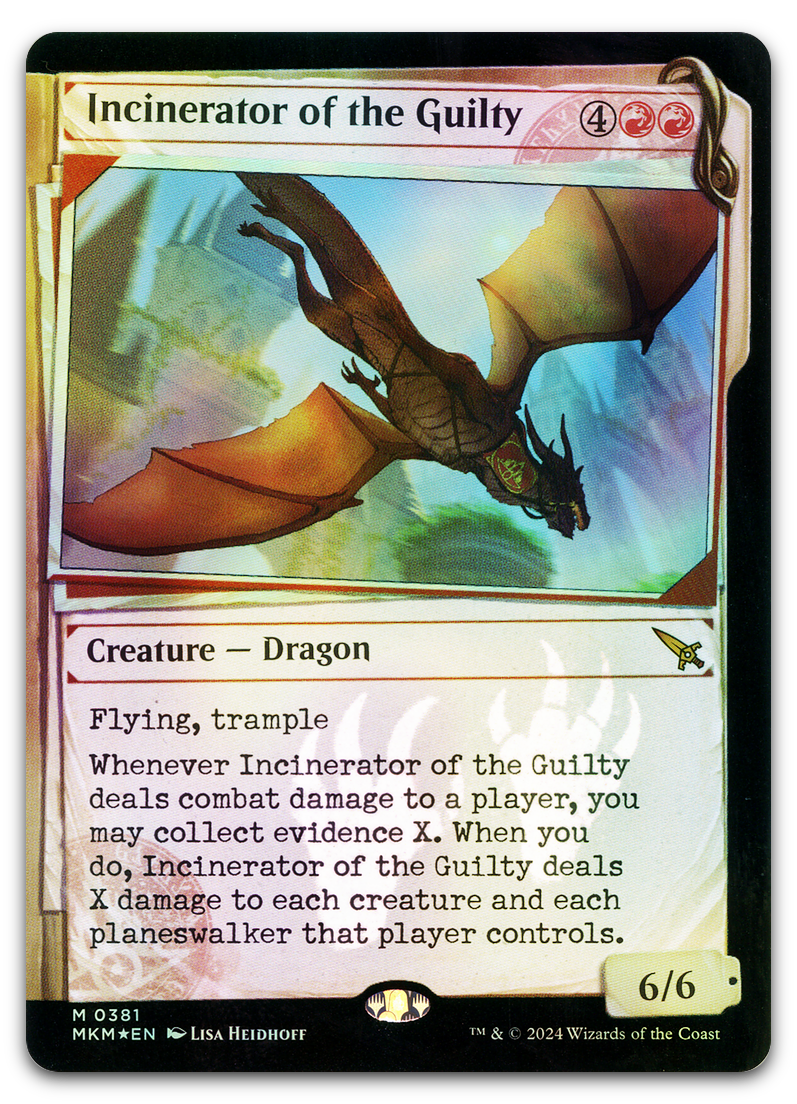 Incinerator of the Guilty (Showcase) (Invisible Ink) (Murders at Karlov Manor)