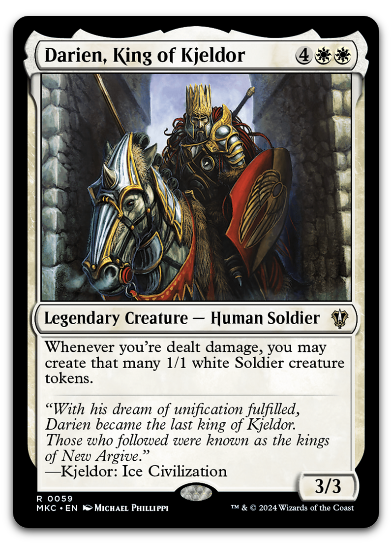 Darien, King of Kjeldor (Commander: Murders at Karlov Manor)