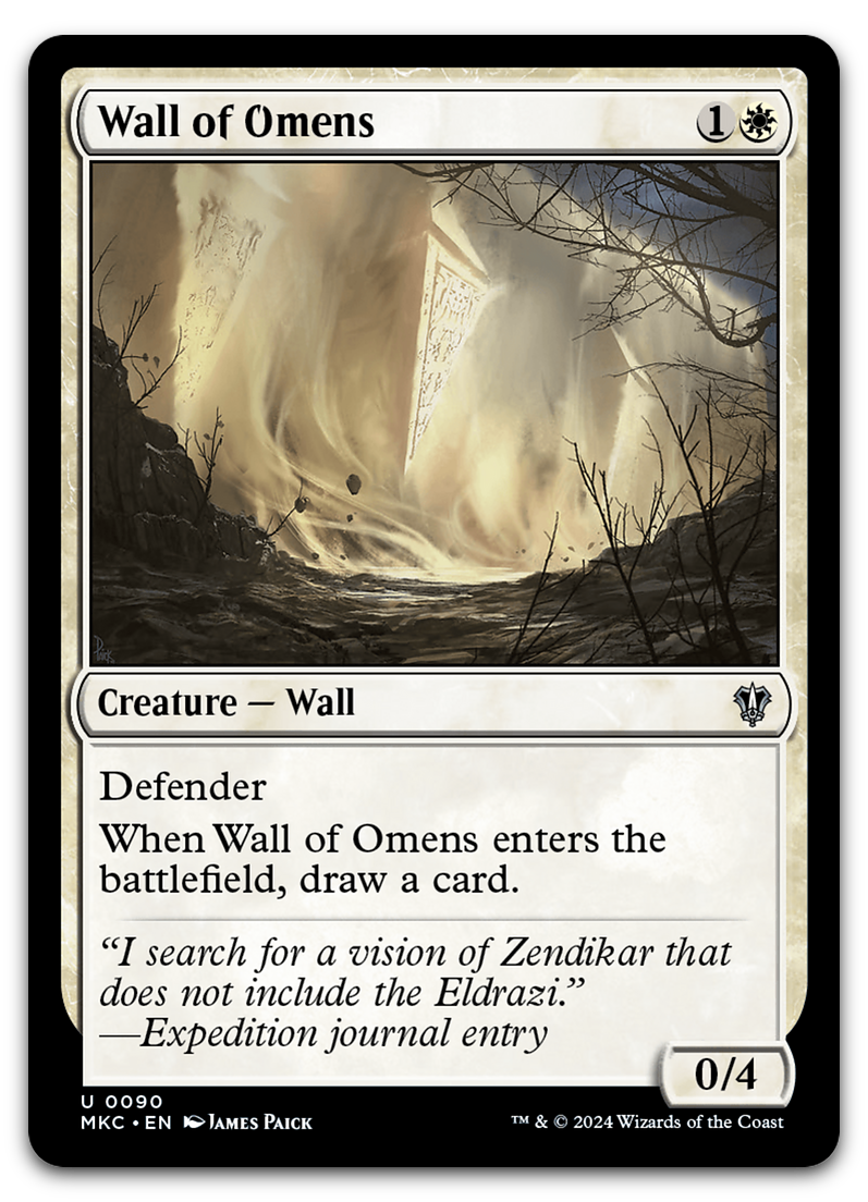 Wall of Omens (Commander: Murders at Karlov Manor)