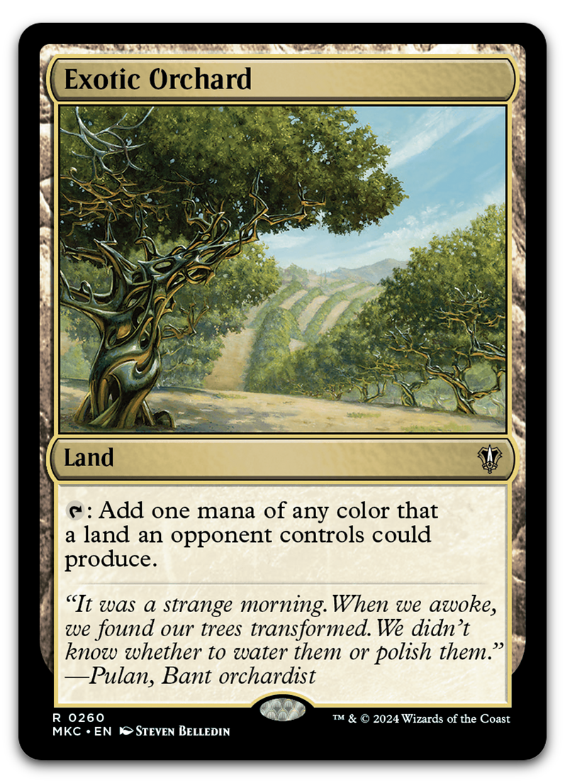 Exotic Orchard (Commander: Murders at Karlov Manor)