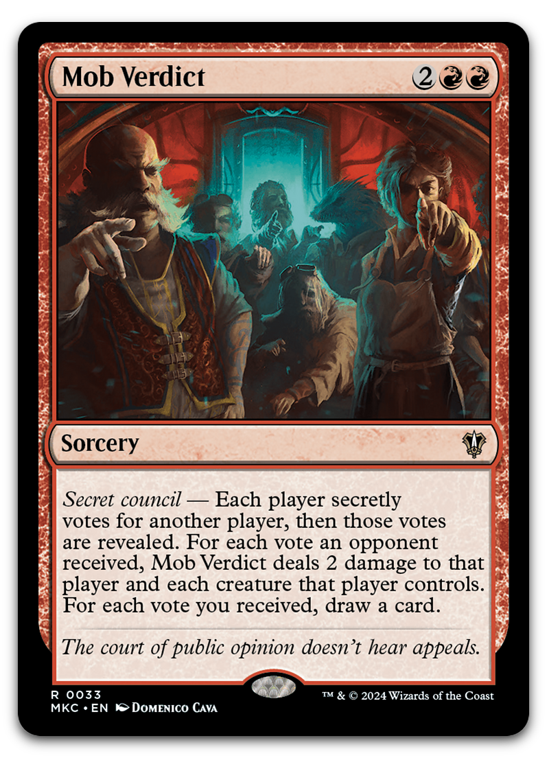 Mob Verdict (Commander: Murders at Karlov Manor)