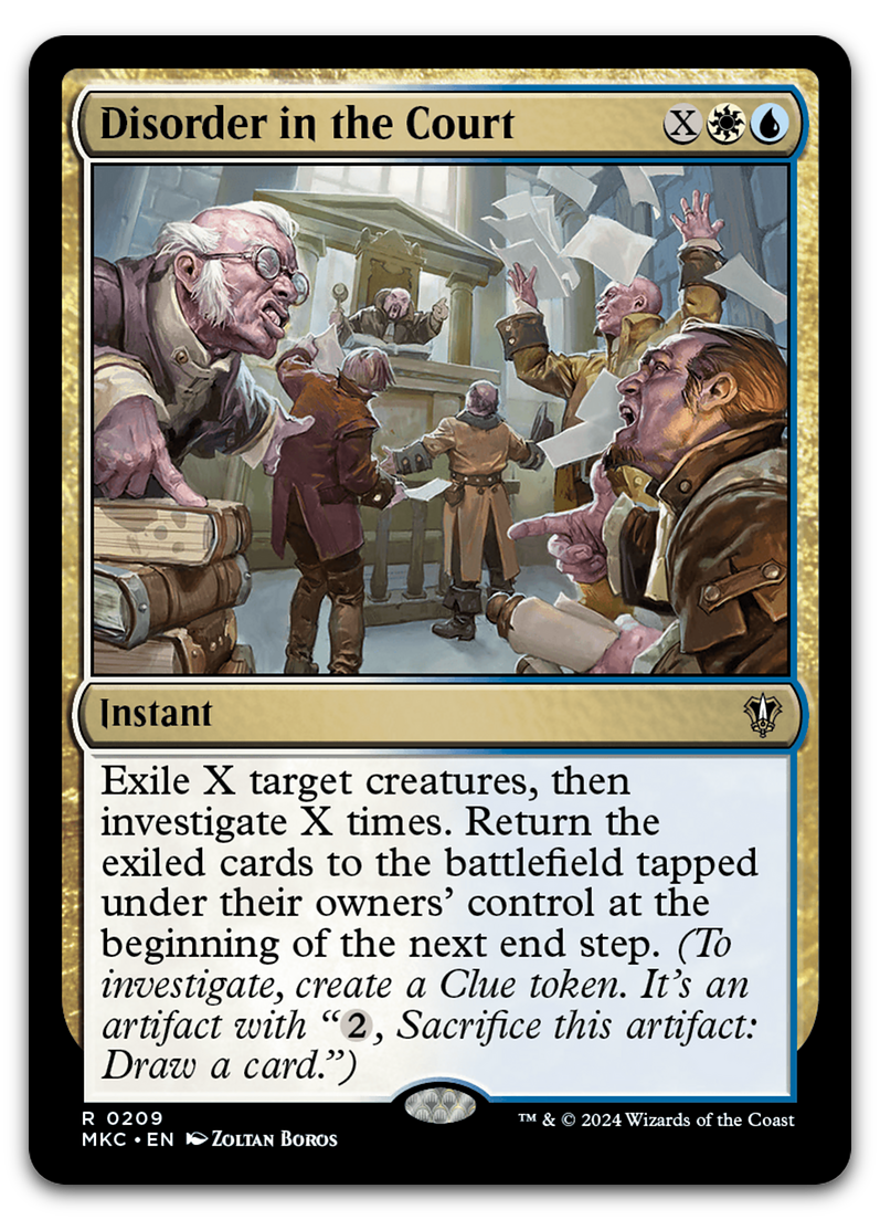 Disorder in the Court (Commander: Murders at Karlov Manor)