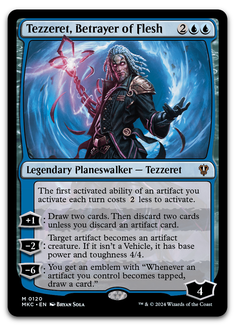 Tezzeret, Betrayer of Flesh (Commander: Murders at Karlov Manor)