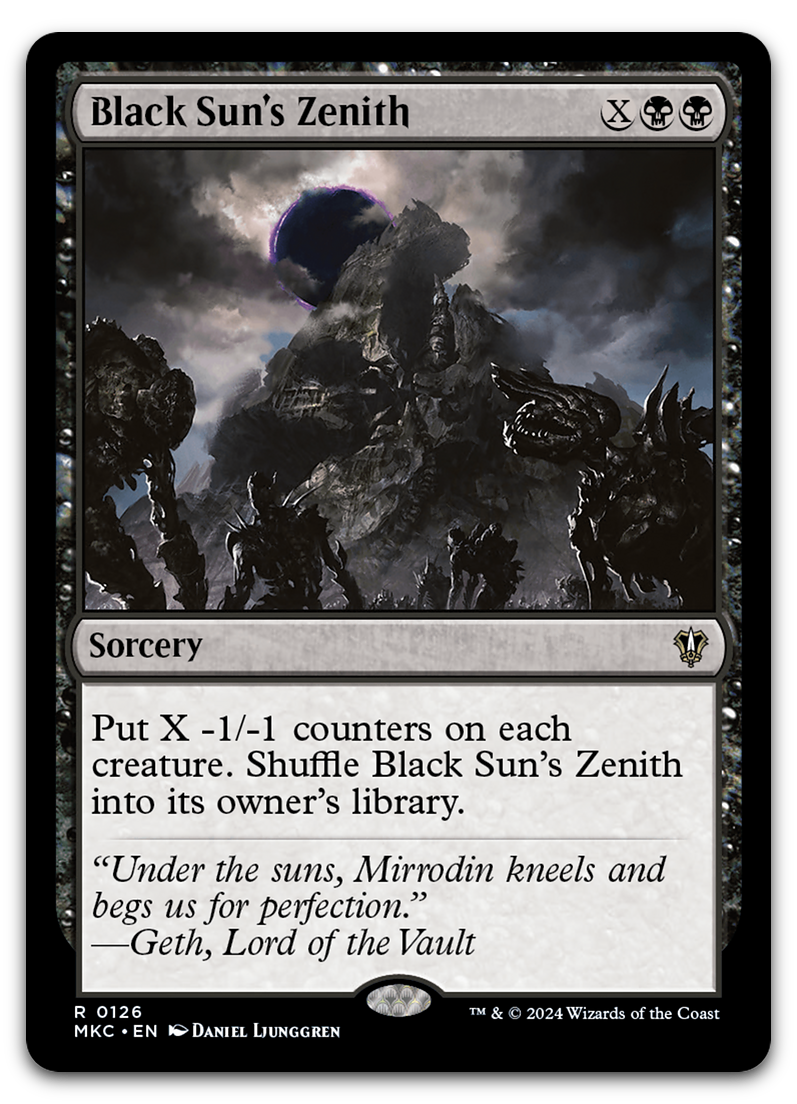 Black Sun's Zenith (Commander: Murders at Karlov Manor)