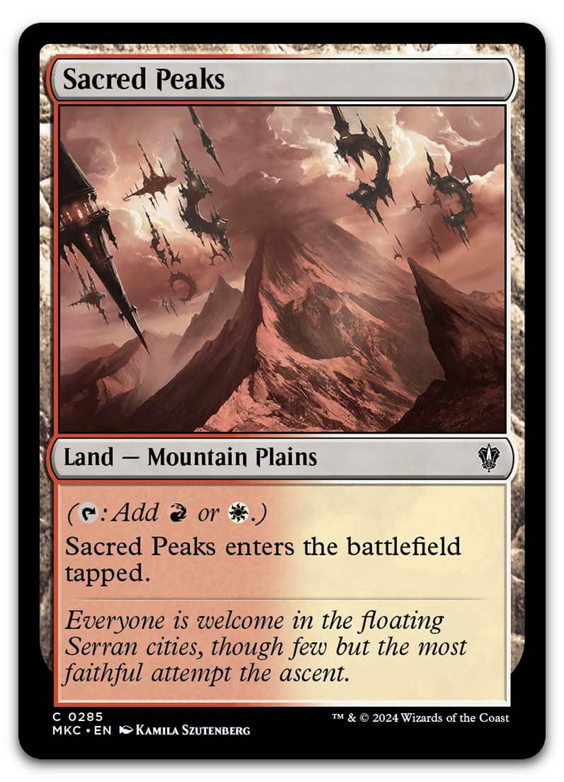 Sacred Peaks (Commander: Murders at Karlov Manor)