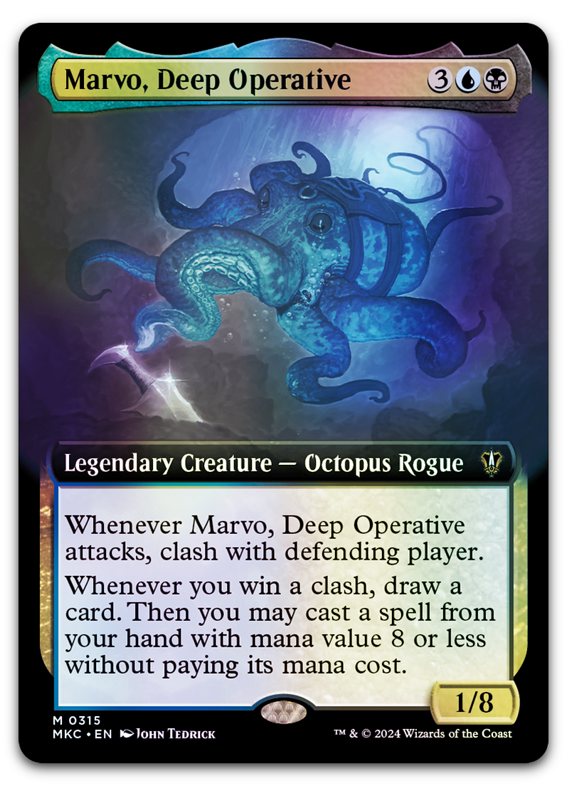 Marvo, Deep Operative (Extended Art) (Commander: Murders at Karlov Manor)