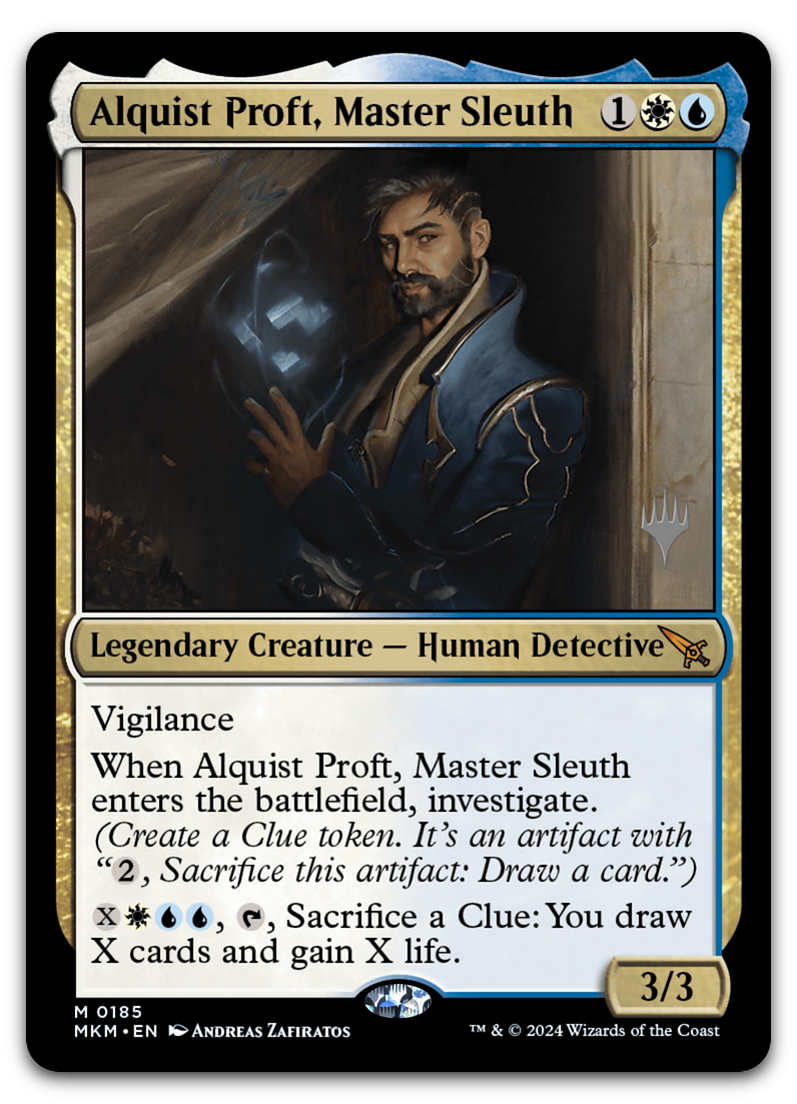 Alquist Proft, Master Sleuth (Promo Pack: Murders at Karlov Manor)
