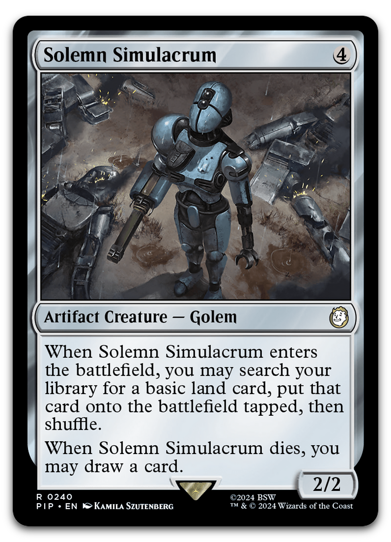 Solemn Simulacrum (Universes Beyond: Fallout)