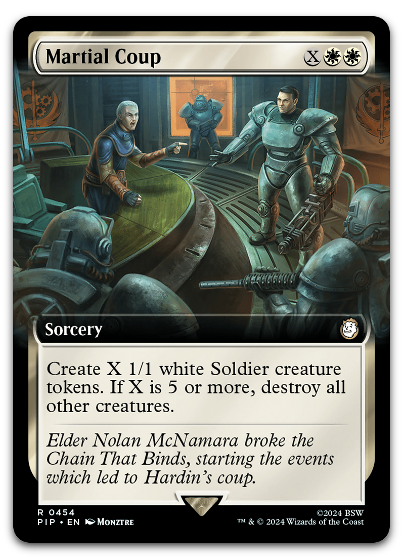 Martial Coup (Extended Art) (Universes Beyond: Fallout)