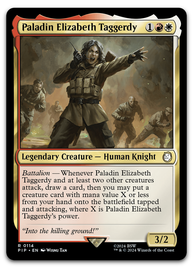 Paladin Elizabeth Taggerdy (Universes Beyond: Fallout)