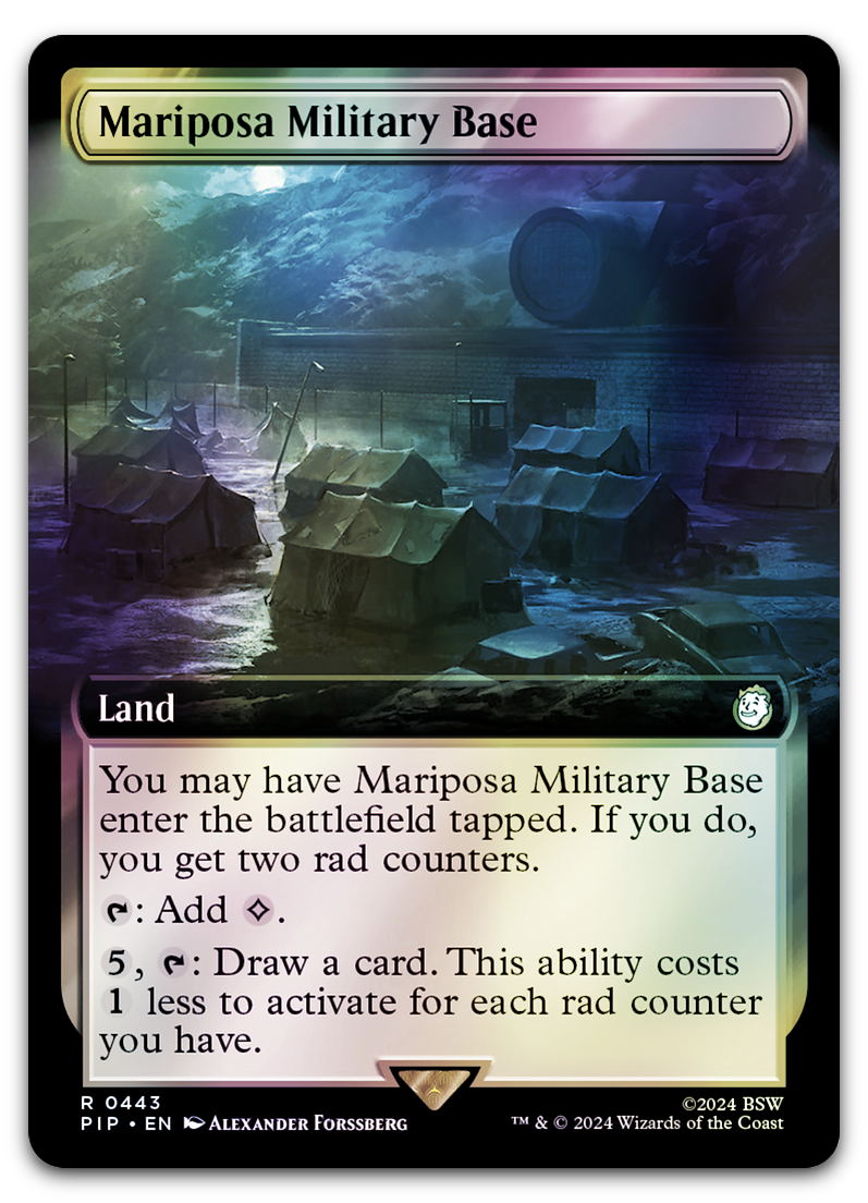 Mariposa Military Base (Extended Art) (Universes Beyond: Fallout)