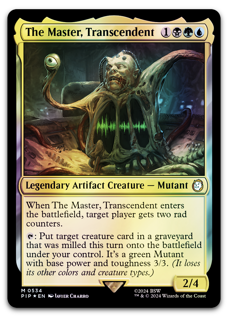 The Master, Transcendent (Surge Foil) (Universes Beyond: Fallout)
