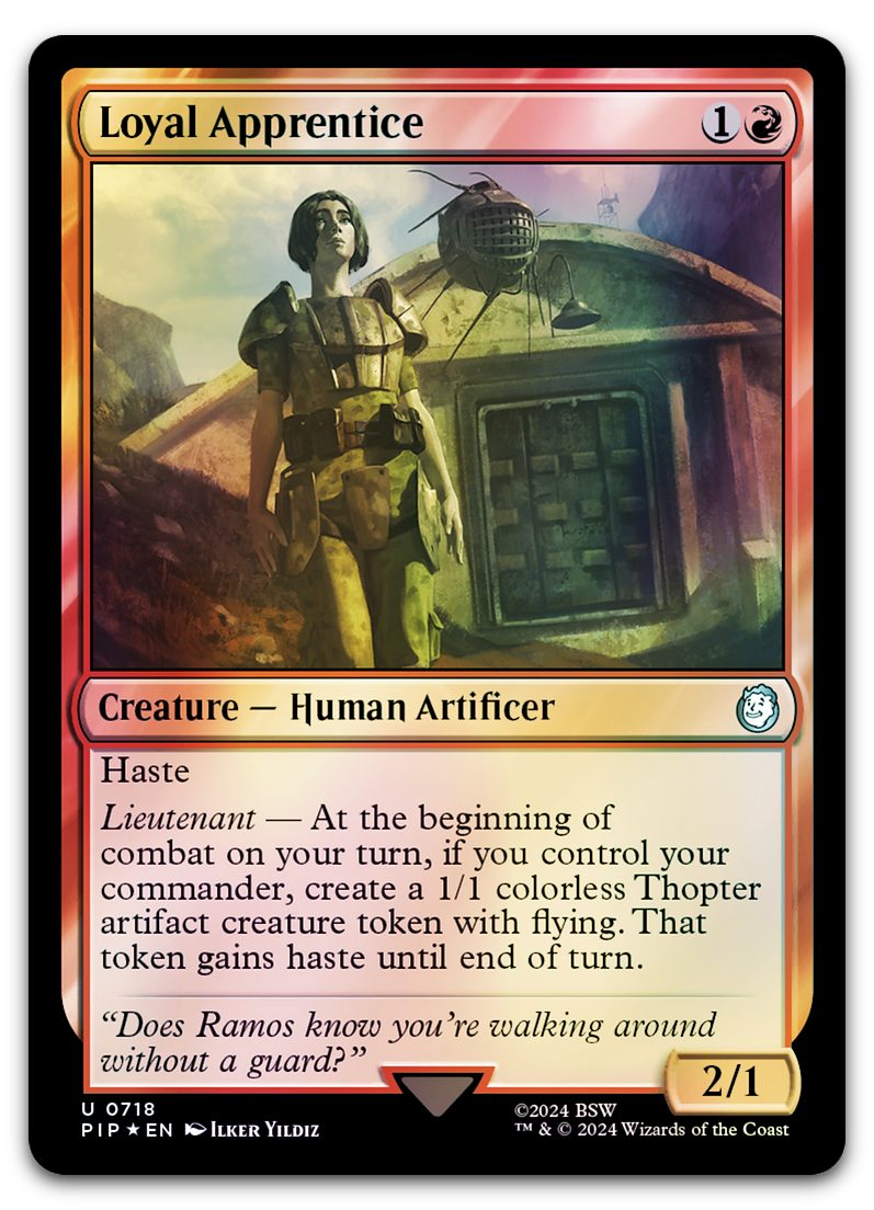 Loyal Apprentice (Surge Foil) (Universes Beyond: Fallout)