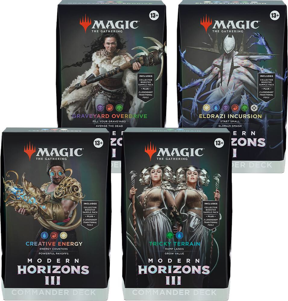 Modern Horizons 3 Commander Deck Case (set of 4 decks)