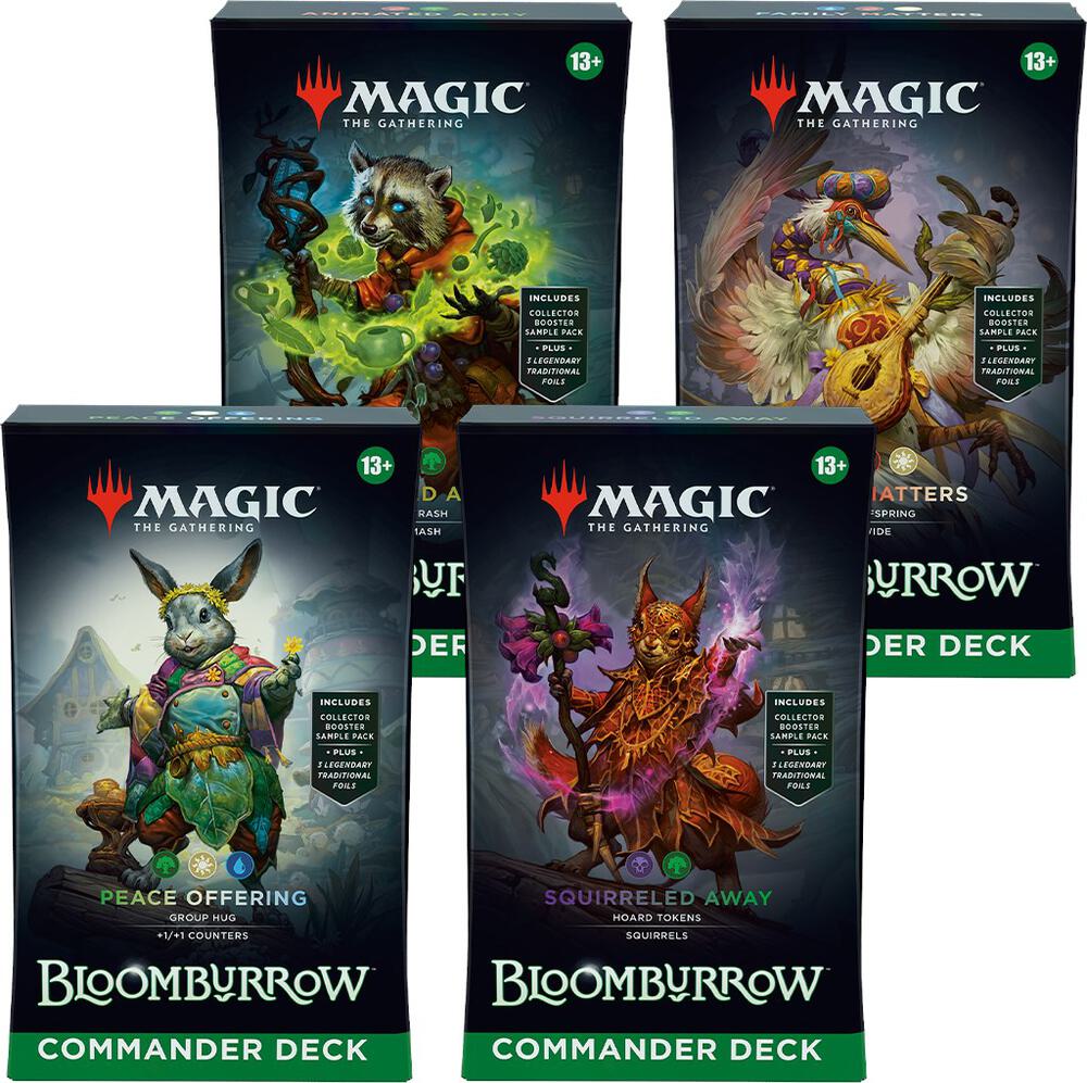 Bloomburrow Commander Deck Case (set of 4)