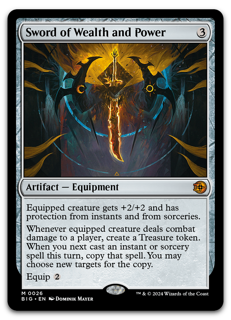 Sword of Wealth and Power (Outlaws of Thunder Junction: The Big Score)