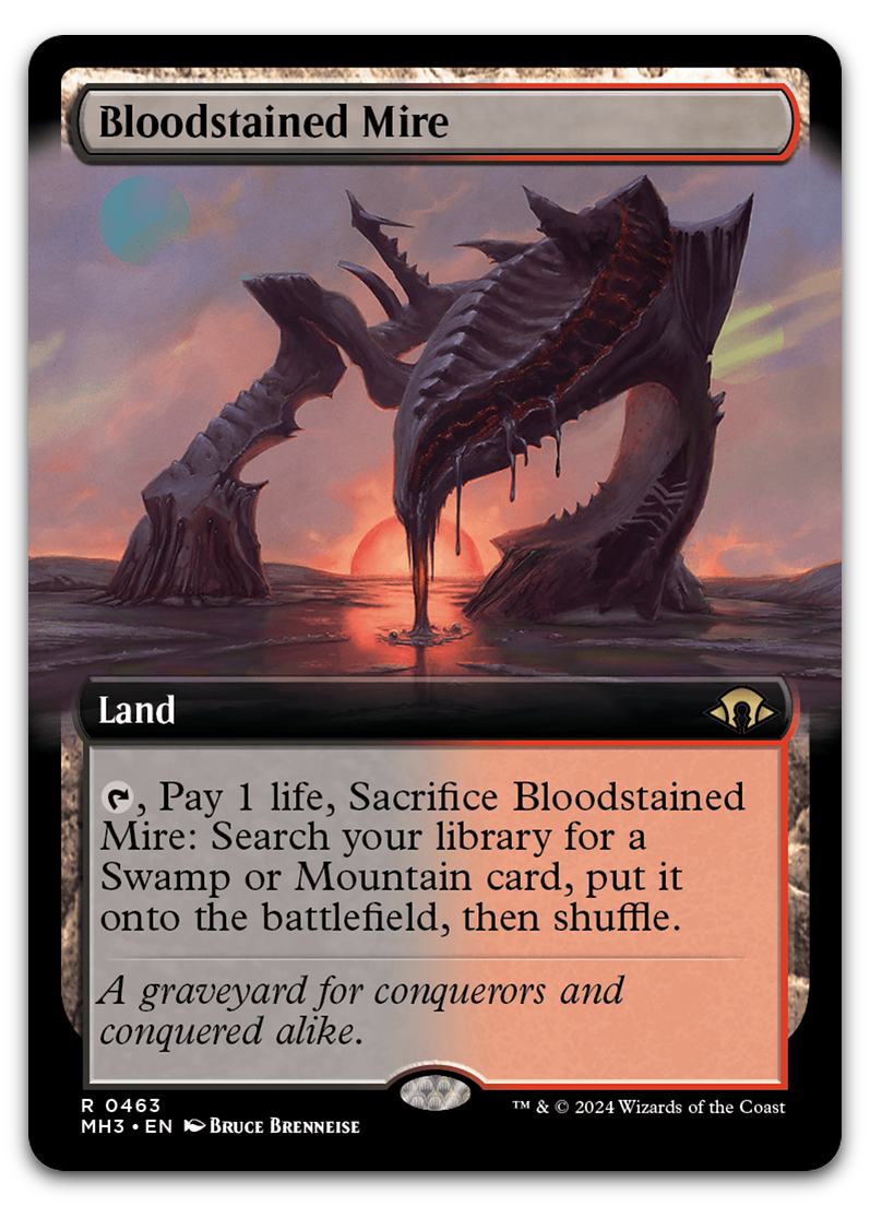Bloodstained Mire (Extended Art) (Modern Horizons 3)