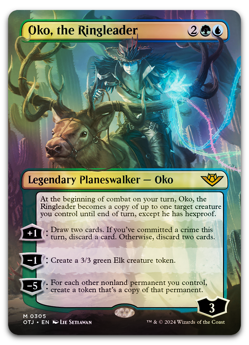 Oko, the Ringleader (Borderless) (Outlaws of Thunder Junction)
