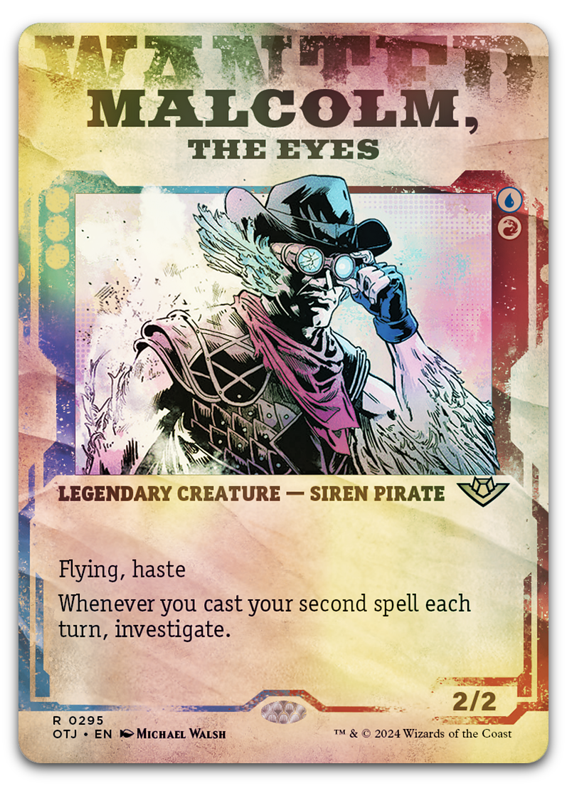 Malcolm, the Eyes (Showcase) (Outlaws of Thunder Junction)