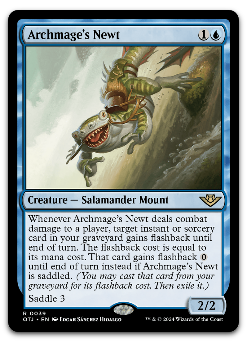 Archmage's Newt (Outlaws of Thunder Junction)