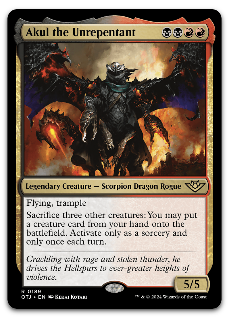 Akul the Unrepentant (Outlaws of Thunder Junction)