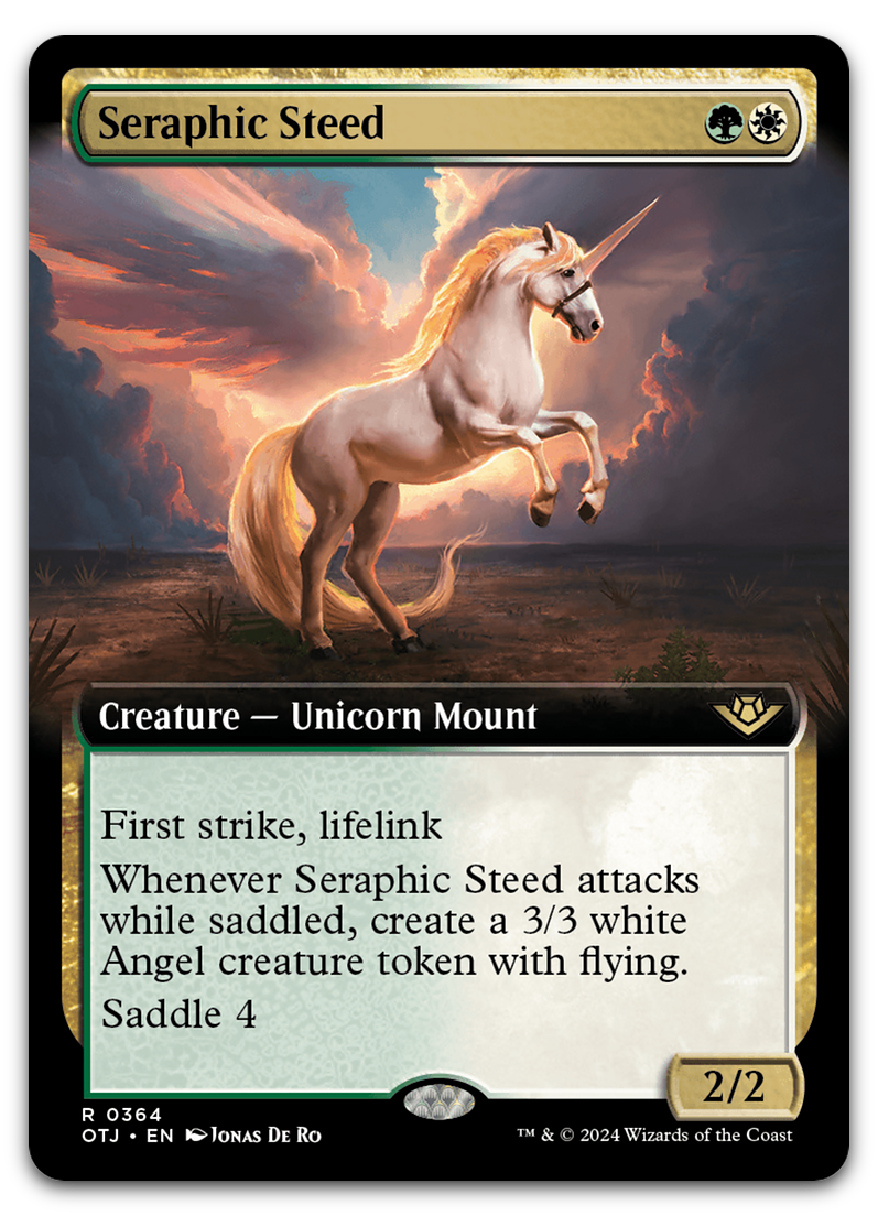 Seraphic Steed (Extended Art) (Outlaws of Thunder Junction)