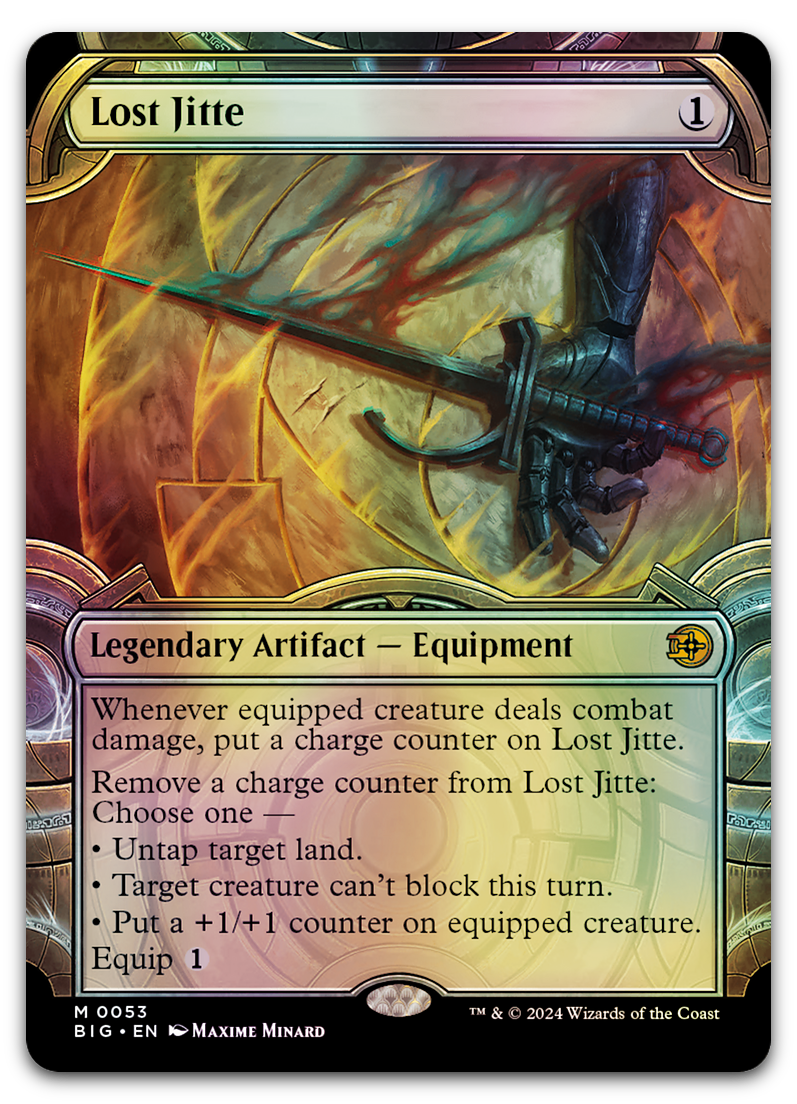 Lost Jitte (Showcase) (Outlaws of Thunder Junction: The Big Score)