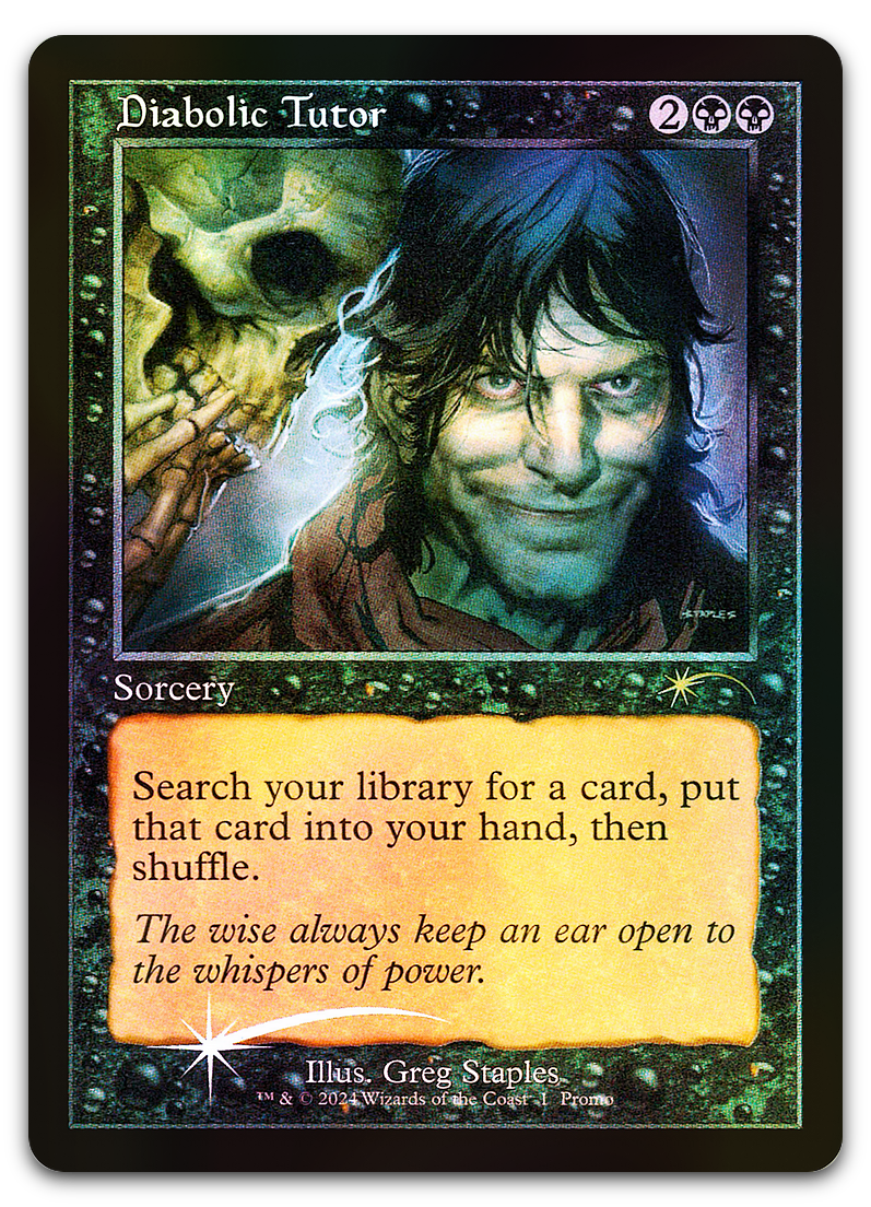 Diabolic Tutor (WPN & Gateway Promos) Cardsurfer Games Diabolic Tutor (WPN & Gateway Promos) Cardsurfer Games