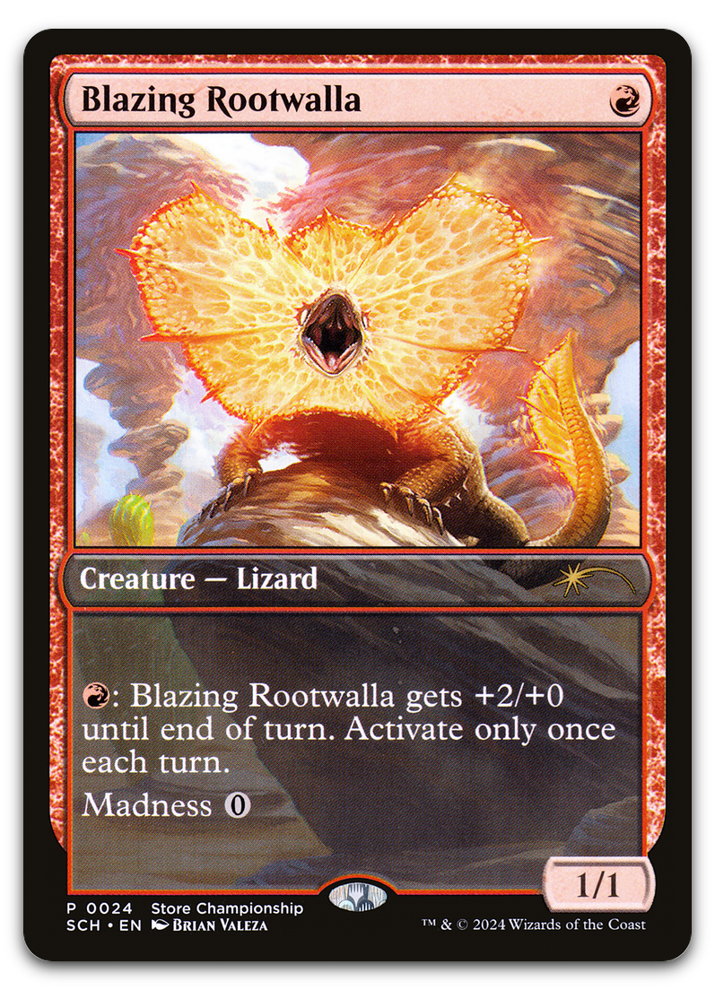 Blazing Rootwalla (Game Day & Store Championship Promos)