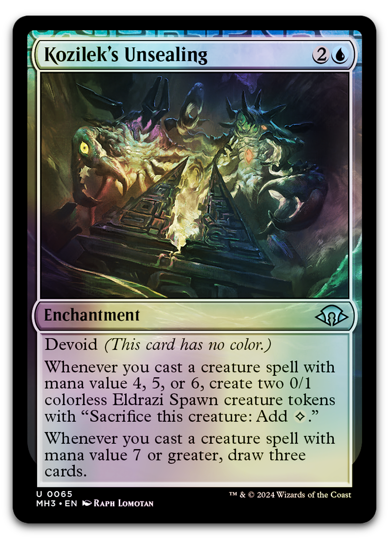 Kozilek's Unsealing (Modern Horizons 3)