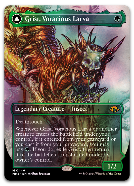 Grist, Voracious Larva (Borderless) (Modern Horizons 3)