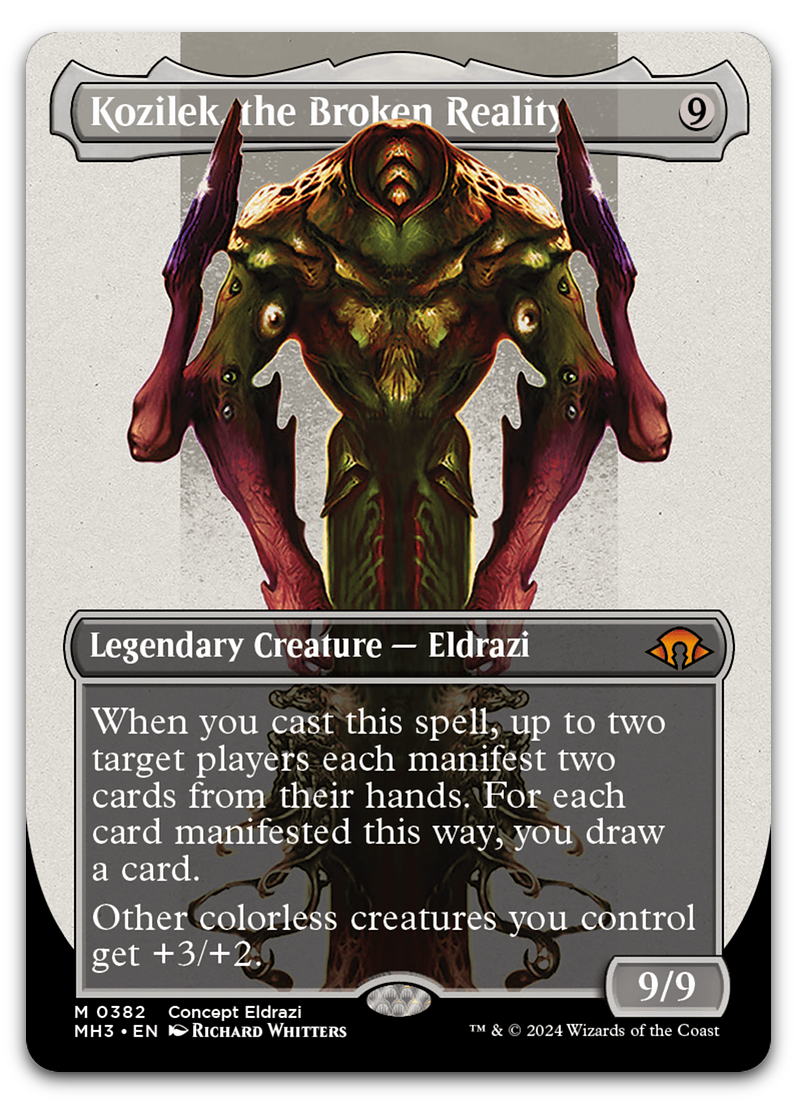 Kozilek, the Broken Reality (Borderless) (Modern Horizons 3)
