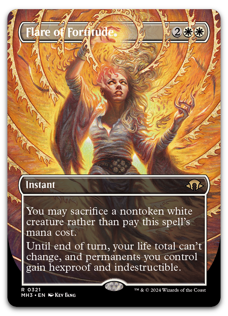Flare of Fortitude (Borderless) (Modern Horizons 3)