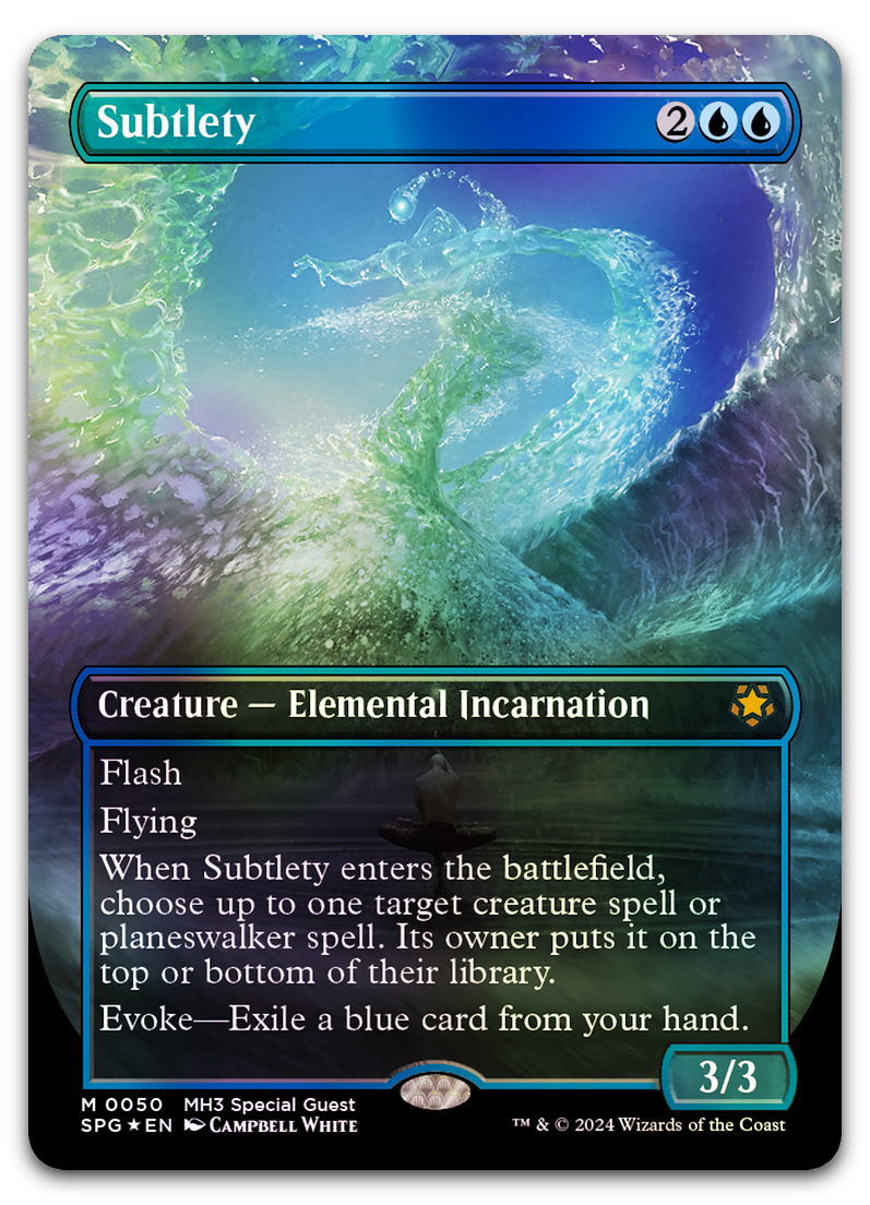 Subtlety (Borderless) (Textured Foil) (Special Guests)