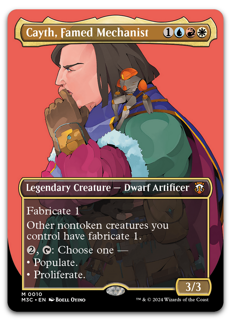 Cayth, Famed Mechanist (Borderless) (Commander: Modern Horizons 3)