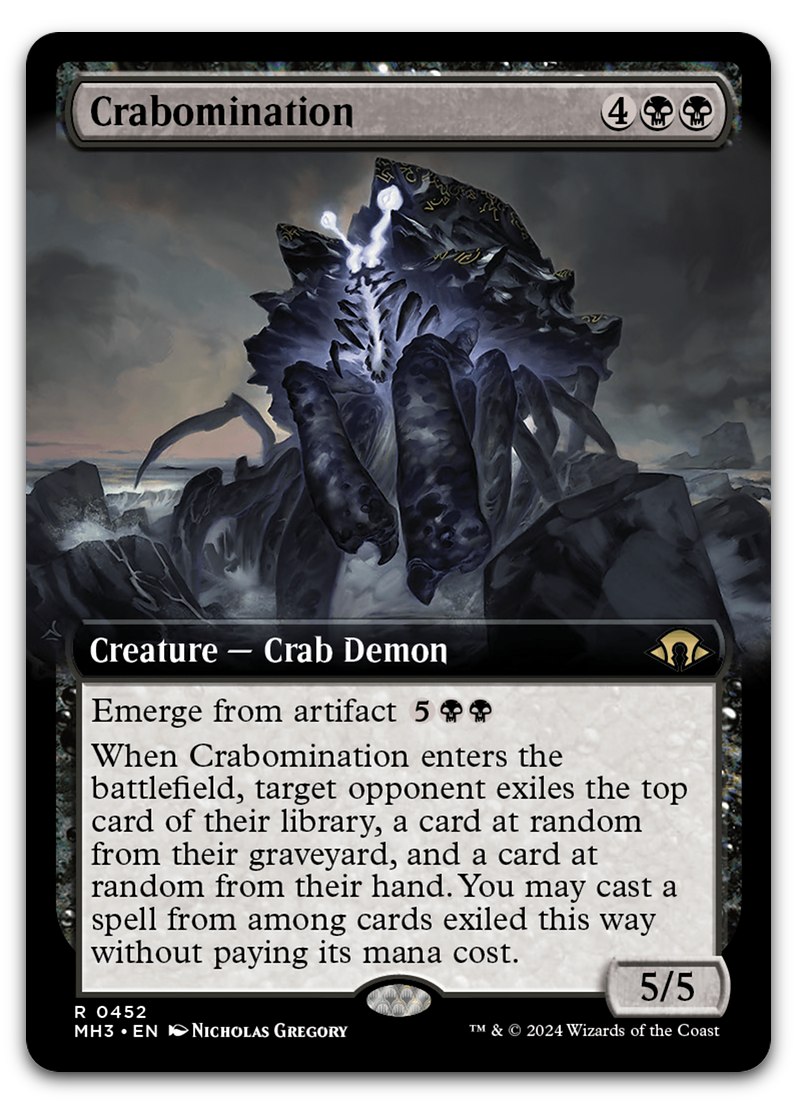 Crabomination (Extended Art) (Modern Horizons 3)