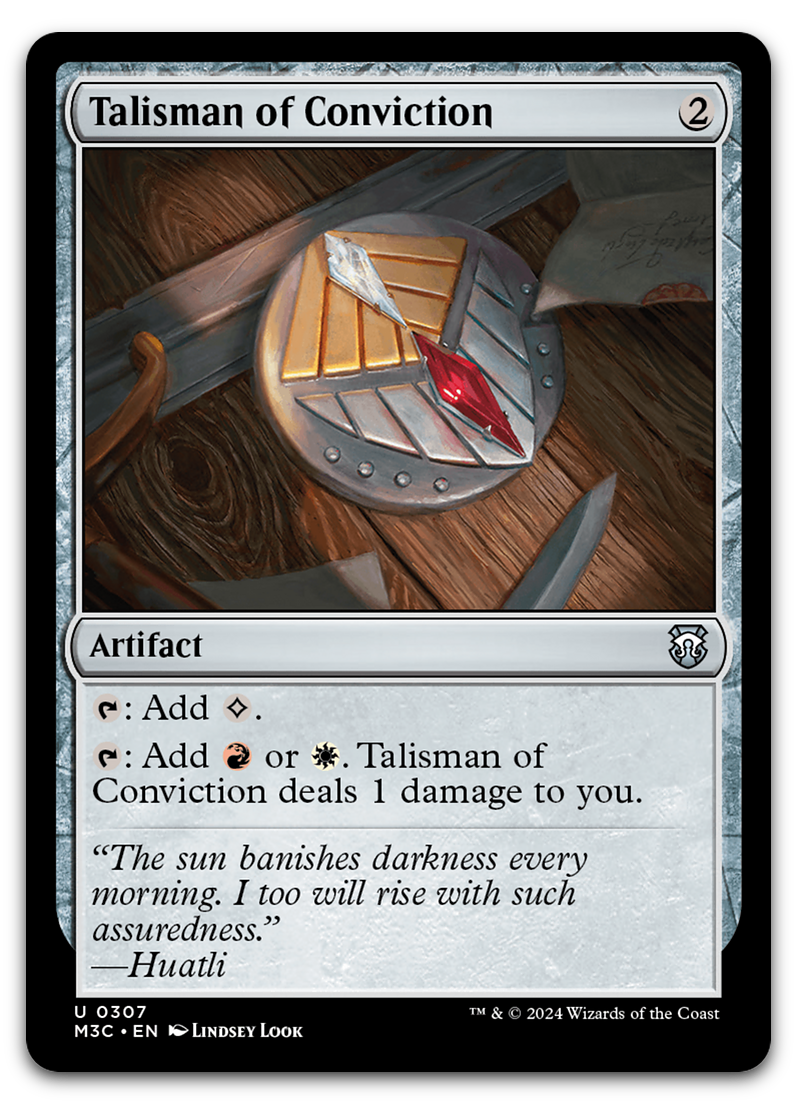 Talisman of Conviction (Commander: Modern Horizons 3)