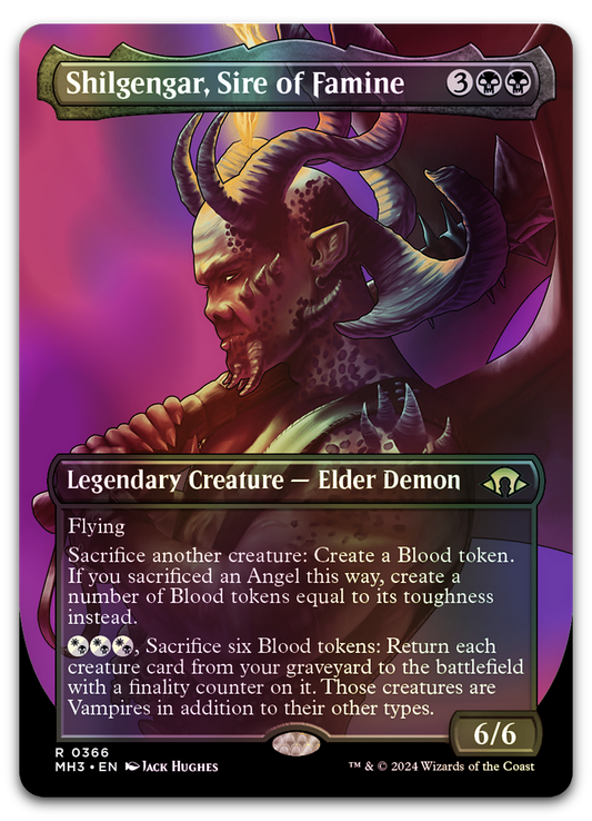 Shilgengar, Sire of Famine (Borderless) (Modern Horizons 3)