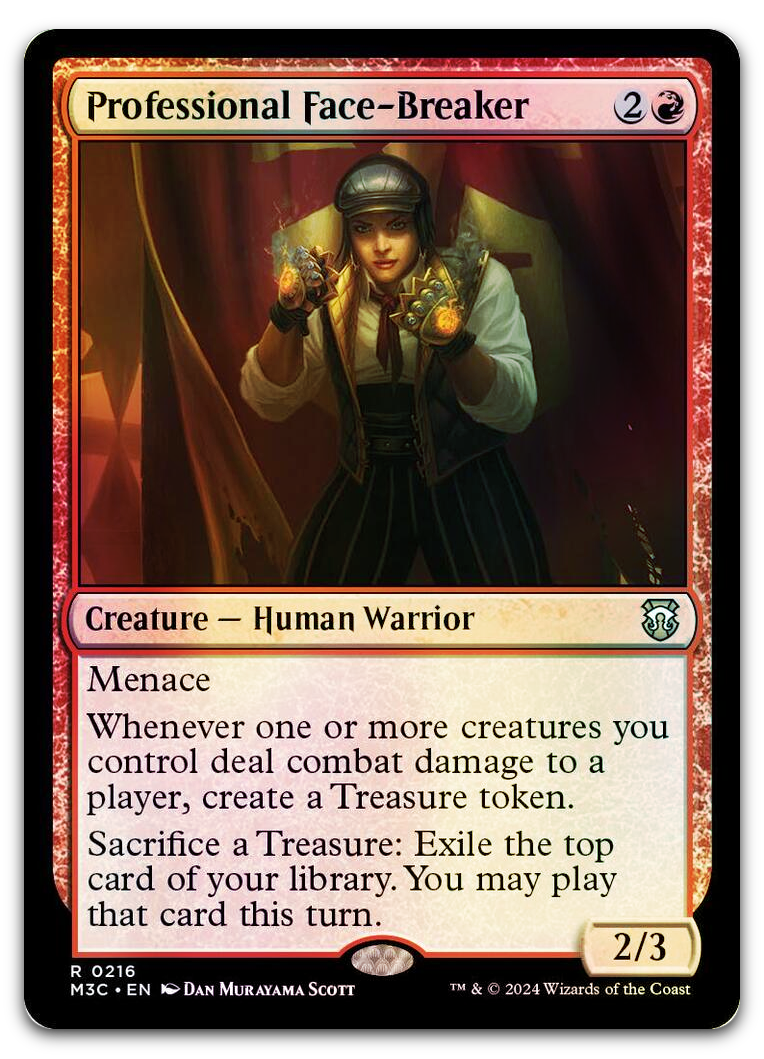 Professional Face-Breaker (Ripple Foil) (Commander: Modern Horizons 3)