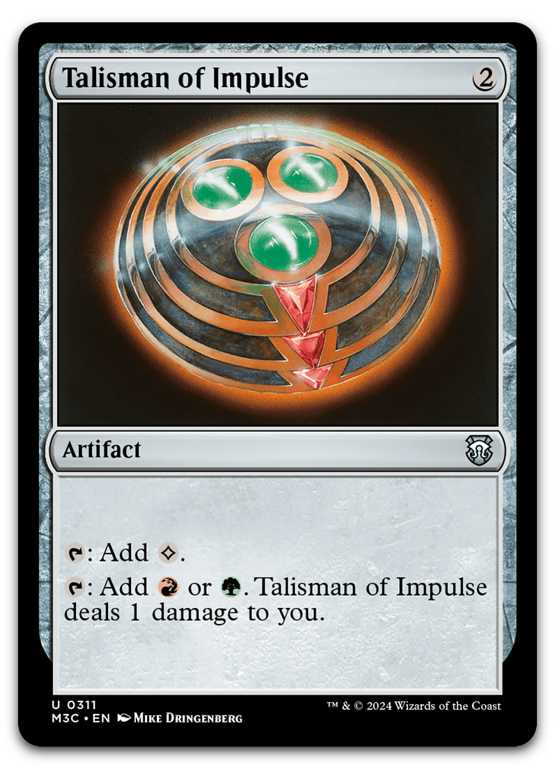 Talisman of Impulse (Commander: Modern Horizons 3)